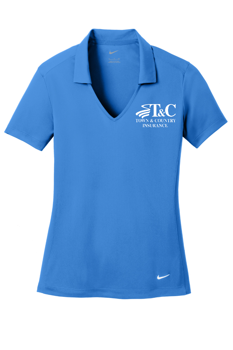Nike Golf Ladies Dri-FIT Vertical Mesh Polo - 637165 - T&C