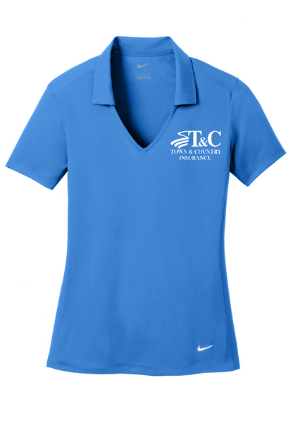 Nike Golf Ladies Dri-FIT Vertical Mesh Polo - 637165 - T&C