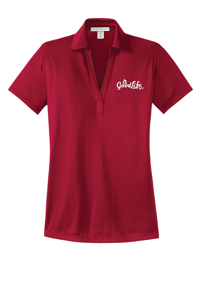 Port Authority Women's Performance Fine Jacquard Polo - L528 - EMB Goodlife RV