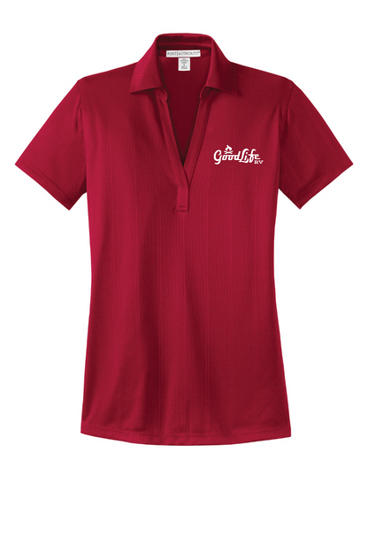 Port Authority Women's Performance Fine Jacquard Polo - L528 - EMB Goodlife RV