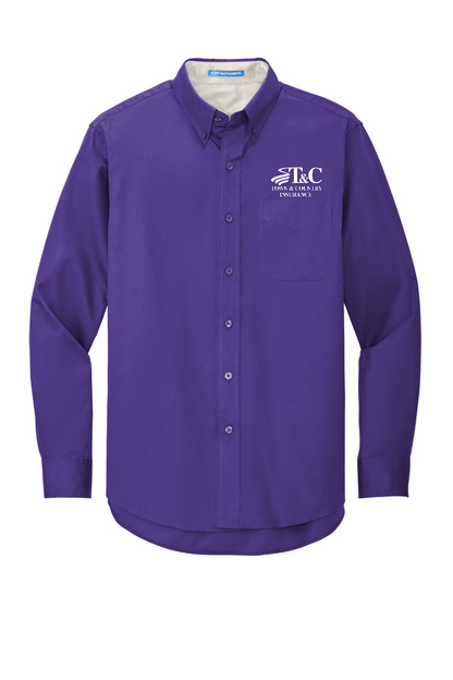 Port Authority Long Sleeve Easy Care Shirt - S608 - T&C