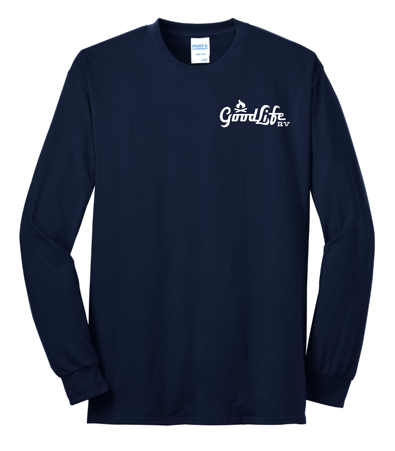 Port & Company® Tall Long Sleeve Core Blend Tee - PC55LST - DTF Goodlife RV