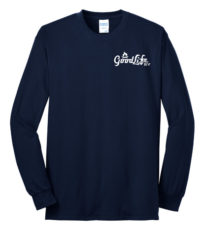 Port & Company® Tall Long Sleeve Core Blend Tee - PC55LST - DTF Goodlife RV