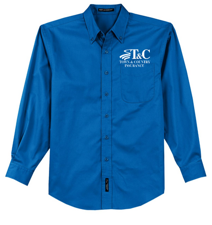 Extended Sizes - Port Authority Tall Long Sleeve Easy Care Shirt - TLS608 - T&C
