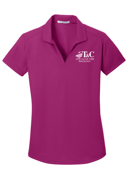 Extended Sizes - Port Authority Ladies Dry Zone Grid Polo - L572 - T&C