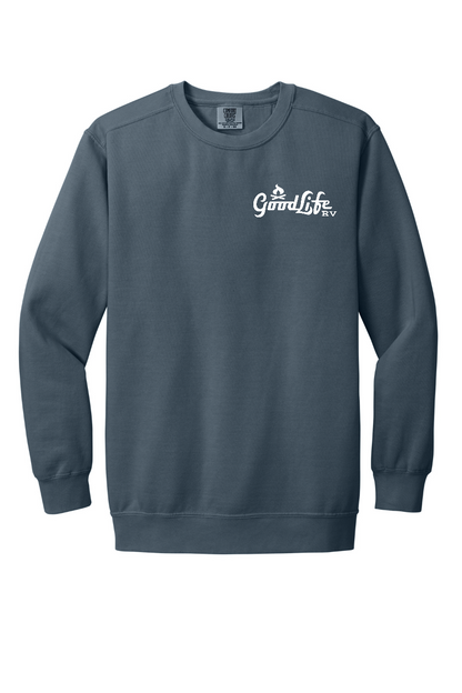 Comfort Colors ® Ring Spun Crewneck Sweatshirt - 1566 - EMB  Goodlife RV