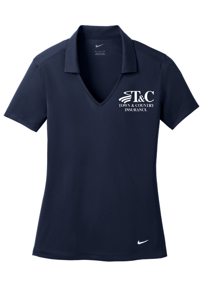 Nike Golf Ladies Dri-FIT Vertical Mesh Polo - 637165 - T&C