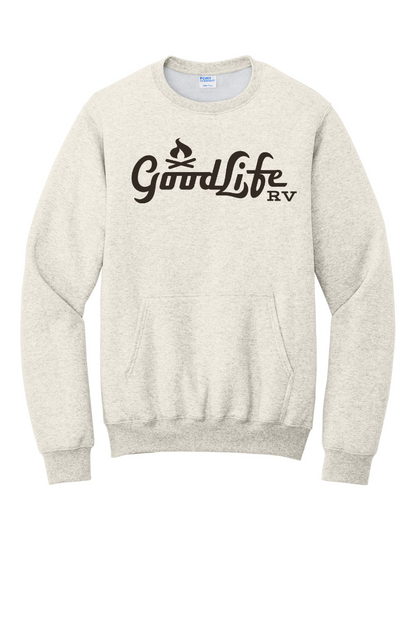 Port & Company® Core Fleece Crewneck Pocket Sweatshirt - PC78PKT - DTF Goodlife RV
