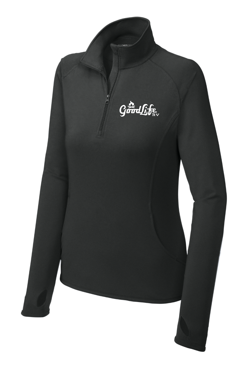 Women's Sport-Wick® Stretch 1/4-Zip Pullover - LST850 - EMB Goodlife RV