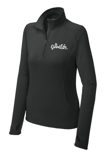 Women's Sport-Wick® Stretch 1/4-Zip Pullover - LST850 - EMB Goodlife RV