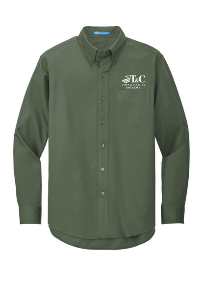 Port Authority Long Sleeve Easy Care Shirt - S608 - T&C