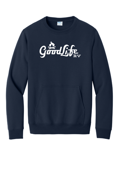 Port & Company® Core Fleece Crewneck Pocket Sweatshirt - PC78PKT - DTF Goodlife RV