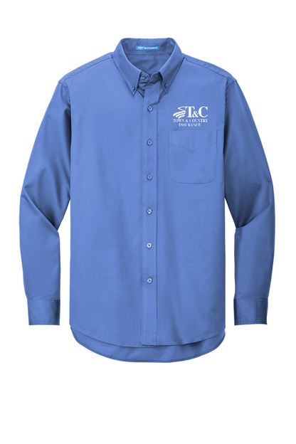 Extended Sizes - Port Authority Long Sleeve Easy Care Shirt - S608 - T&C