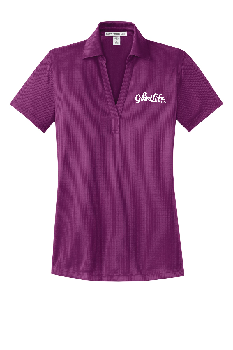 Port Authority Women's Performance Fine Jacquard Polo - L528 - EMB Goodlife RV