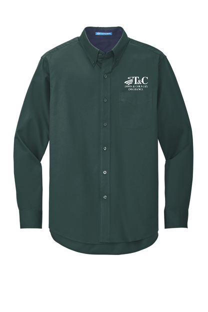 Port Authority Long Sleeve Easy Care Shirt - S608 - T&C