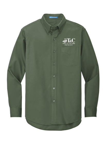 Extended Sizes - Port Authority Long Sleeve Easy Care Shirt - S608 - T&C