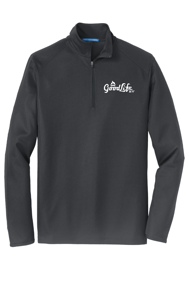 Port Authority® Pinpoint Mesh 1/2-Zip - K806 - EMB-Goodlife