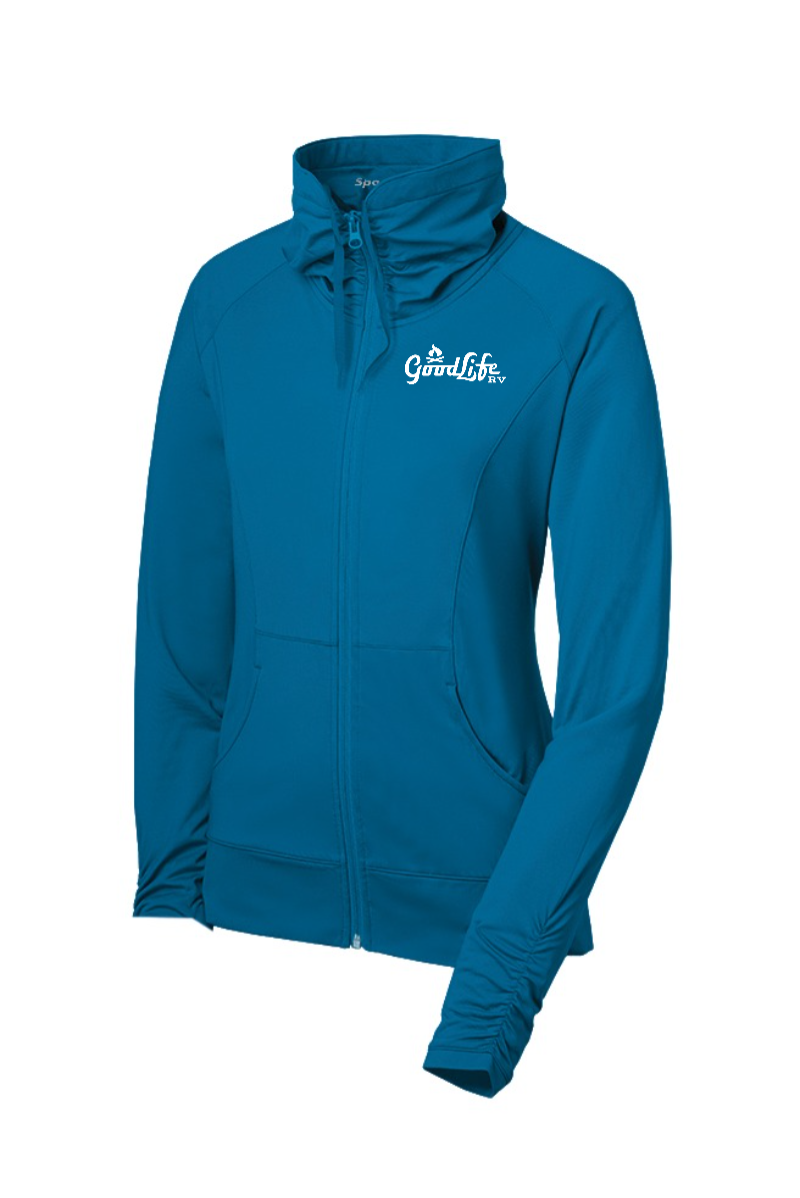 Sport-Tek® Women's Sport-Wick® Stretch Full-Zip Jacket - LST852 - EMB Goodlife RV