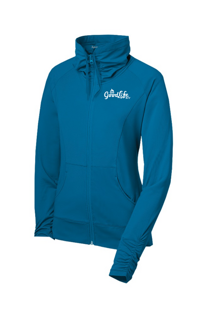 Sport-Tek® Women's Sport-Wick® Stretch Full-Zip Jacket - LST852 - EMB Goodlife RV