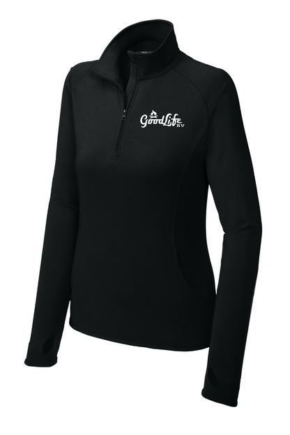 Women's Sport-Wick® Stretch 1/4-Zip Pullover - LST850 - EMB Goodlife RV
