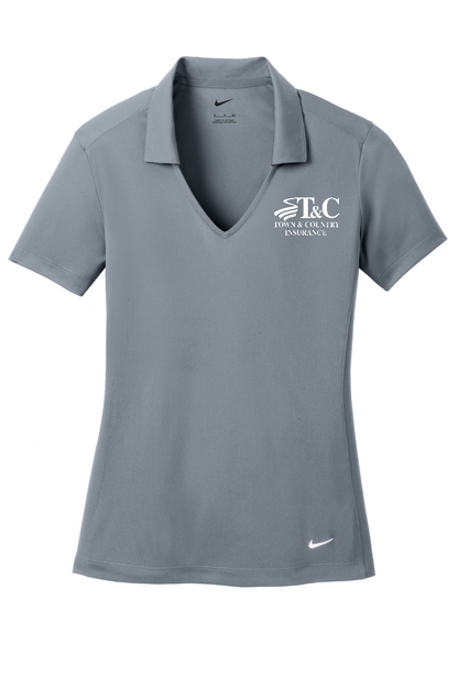 Nike Golf Ladies Dri-FIT Vertical Mesh Polo - 637165 - T&C