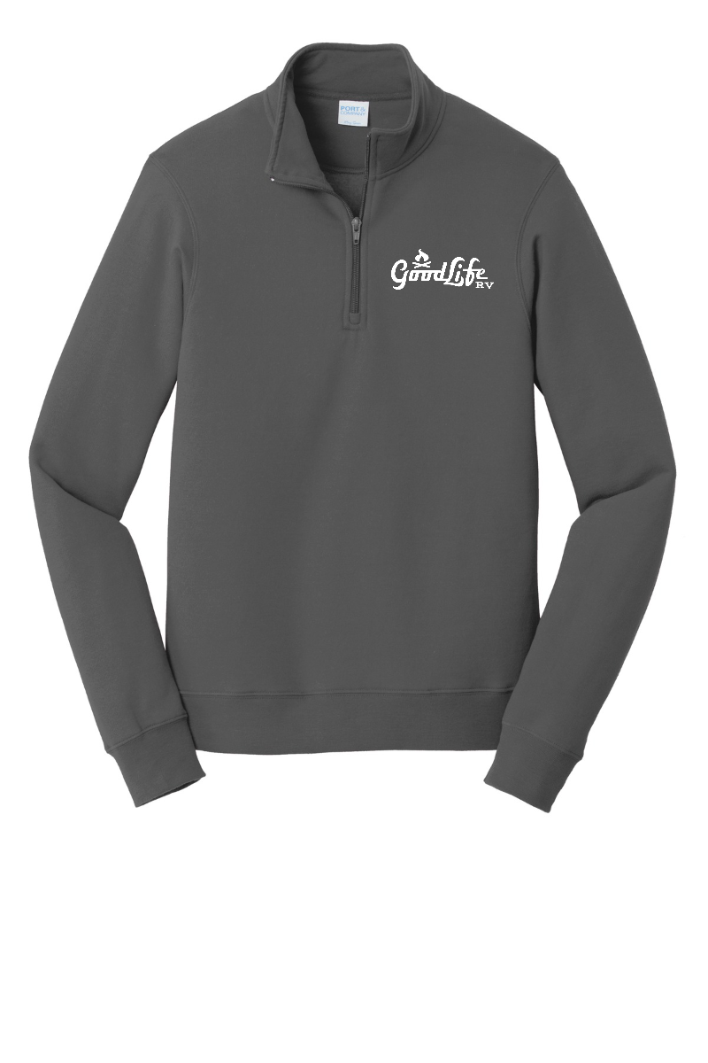Port & Company® Fan Favorite™ Fleece 1/4-Zip Pullover Sweatshirt - PC850Q - EMB Goodlife RV