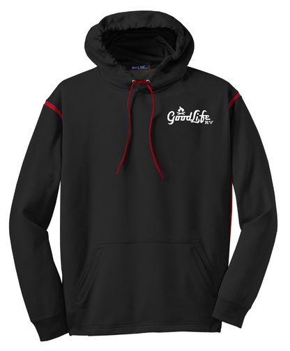Sport-Tek® Tech Fleece Colorblock Hooded Sweatshirt - F246 - EMB Goodlife RV
