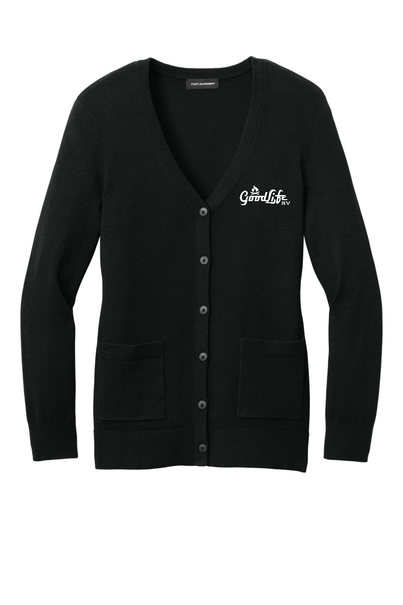 Port Authority® Women’s Easy Care Button-Up Cardigan Sweater - LSW4150 - EMB Goodlife RV
