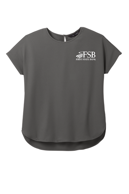 Mercer+Mettle® Women's Stretch Crepe Crew - MM2015 - FSB