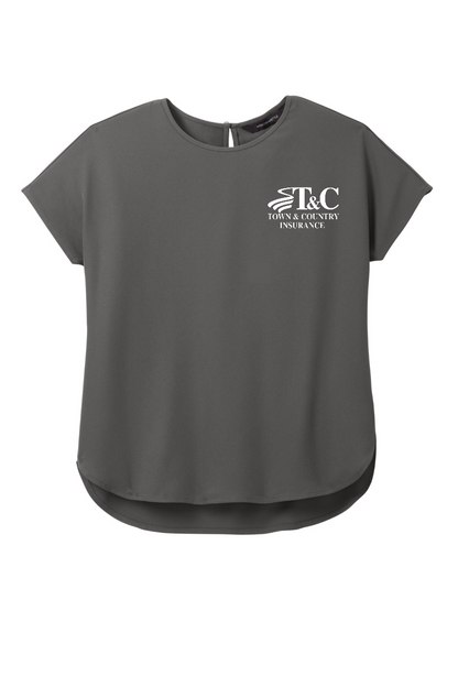 Mercer+Mettle® Women's Stretch Crepe Crew - MM2015 - T&C