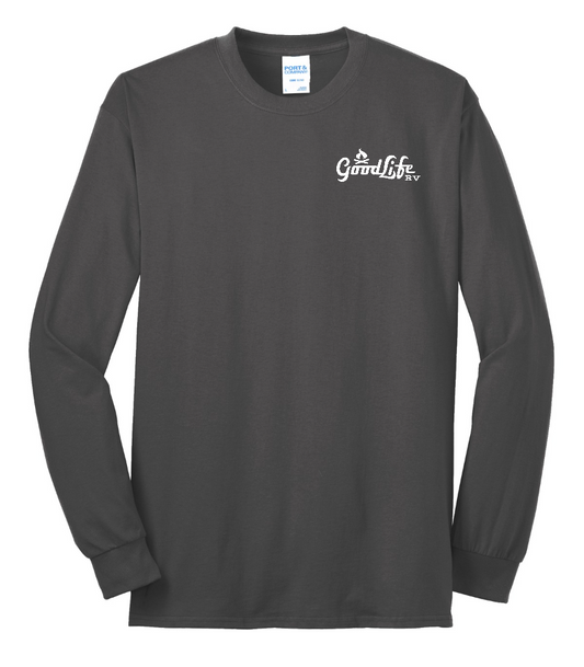 Port & Company® Tall Long Sleeve Core Blend Tee - PC55LST - DTF Goodlife RV