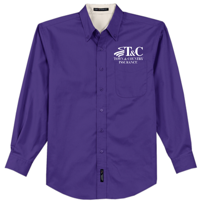 Port Authority Tall Long Sleeve Easy Care Shirt - TLS608 - T&C