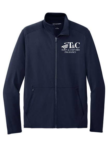 Extended Sizes - Port Authority Accord Stretch Fleece Full-Zip - K595 - T&C