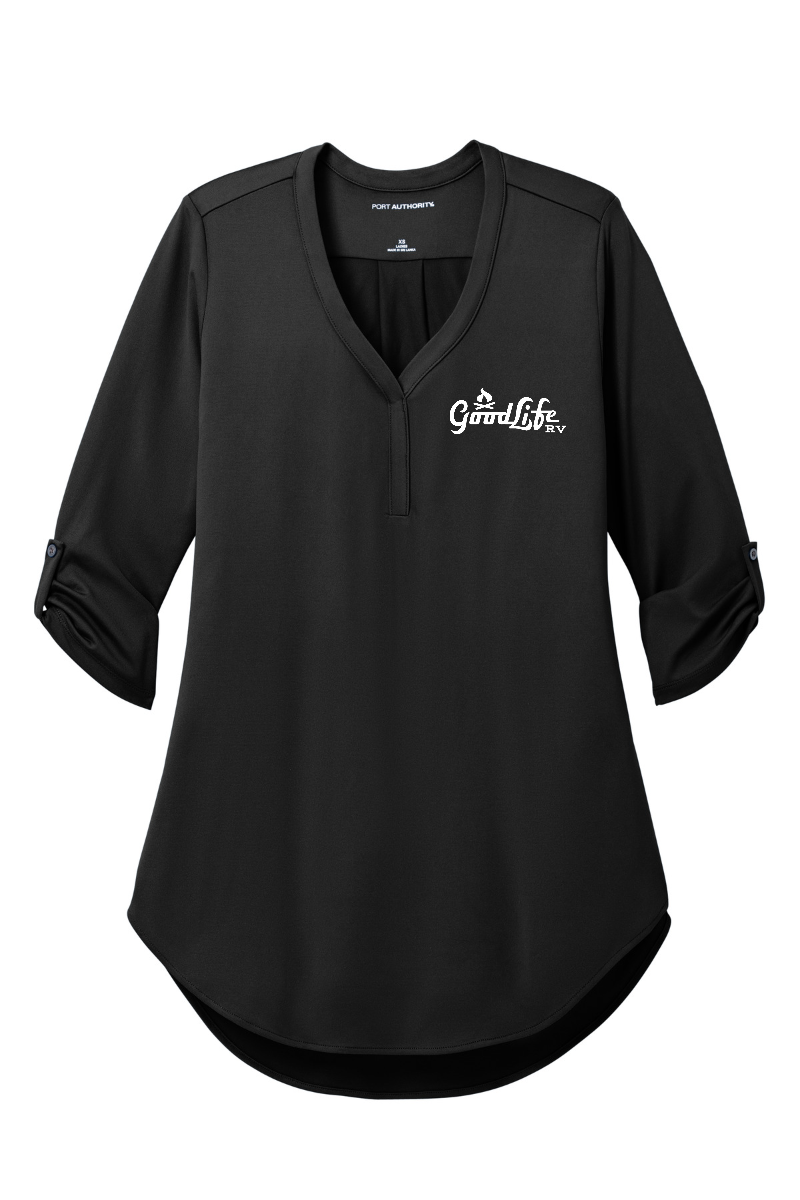 Port Authority® Women's City Stretch 3/4-Sleeve Tunic - LK6840 - EMB  Goodlife RV