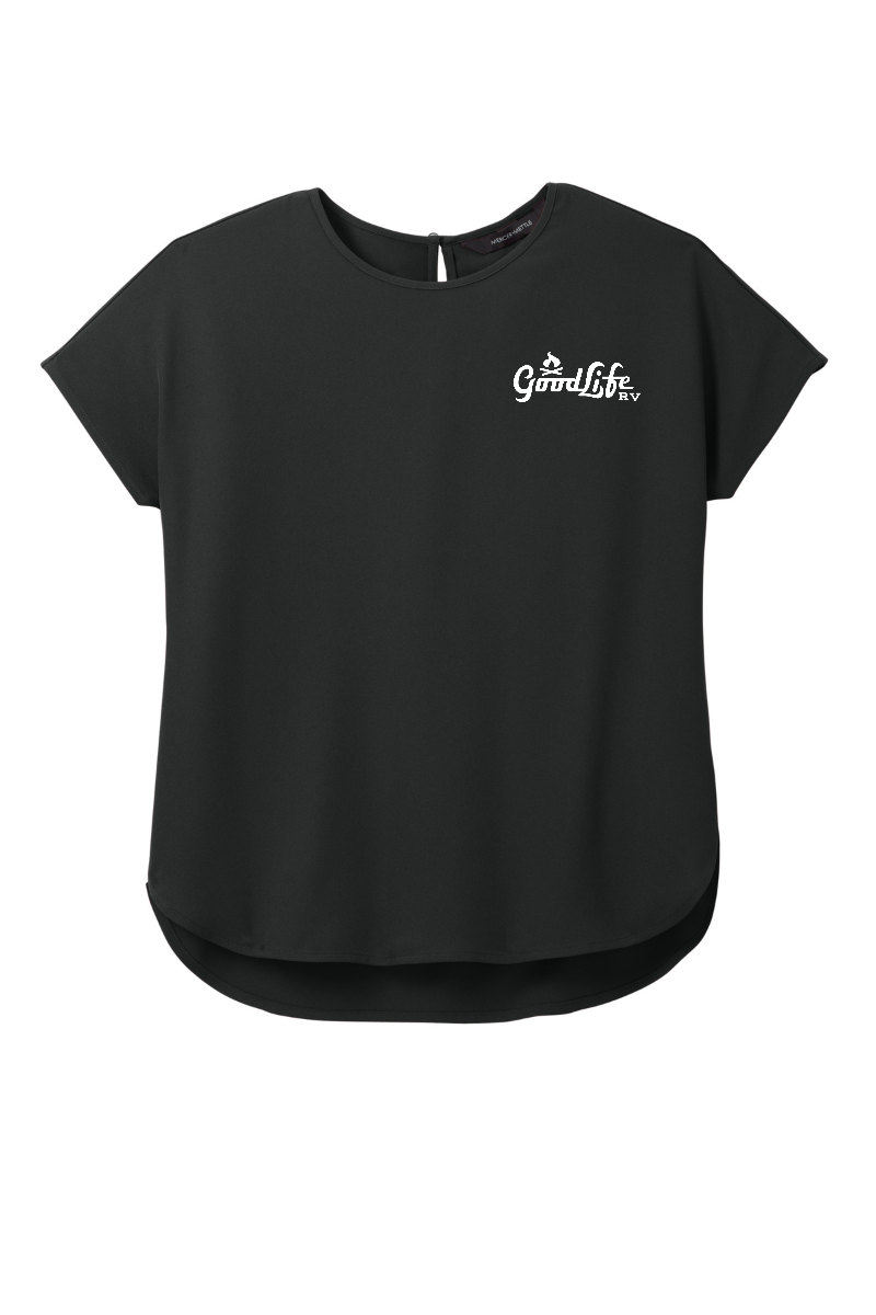 Mercer+Mettle Women's Stretch Crepe Crew - MM2015 - EMB Goodlife RV