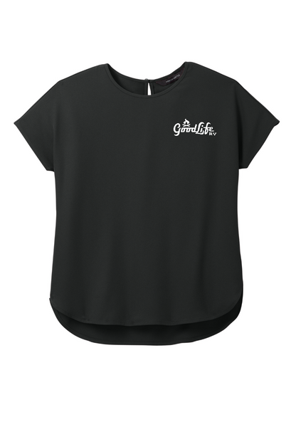 Mercer+Mettle Women's Stretch Crepe Crew - MM2015 - EMB Goodlife RV