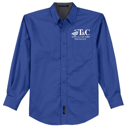 Port Authority Tall Long Sleeve Easy Care Shirt - TLS608 - T&C